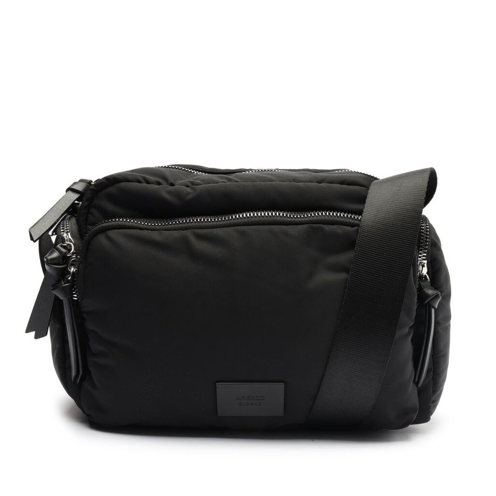 bolsa-tiracolo-preta-nylon-media-bolso arezzo-1 bolsa-tiracolo-preta-nylon-media-bolso arezzo-1